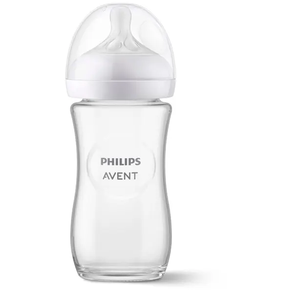 Fles Philips Avent Natural 3.0 240ml Glas