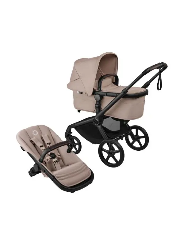 Bugaboo Fox 5 Renew Complete - Black / Desert Taupe Melange