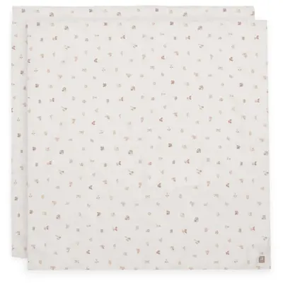 Multidoek Jollein 115x115 Animal Friends 2-pack