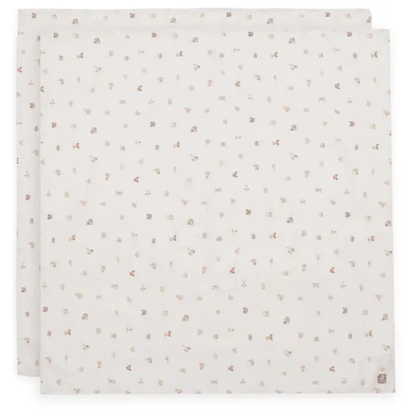 Multidoek Jollein 115x115 Animal Friends 2-pack