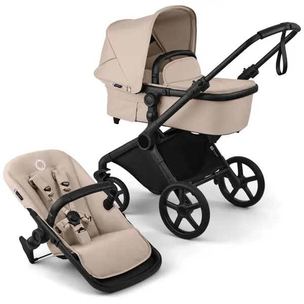 Bugaboo Cub Compleet Black/Desert Taupe