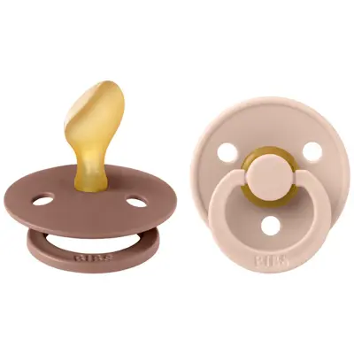 Fopspeen BIBS Anatomical Woodchuck/Blush 6-18mnd 2st
