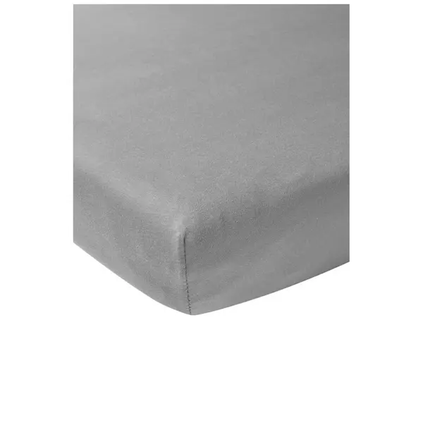 Hoeslaken Boxmatras Meyco Jersey Grijs