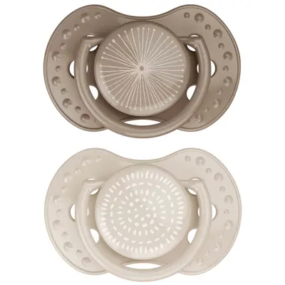 Fopspeen Difrax Dynamic 18+ mnd Harmony Creme/Light Brown