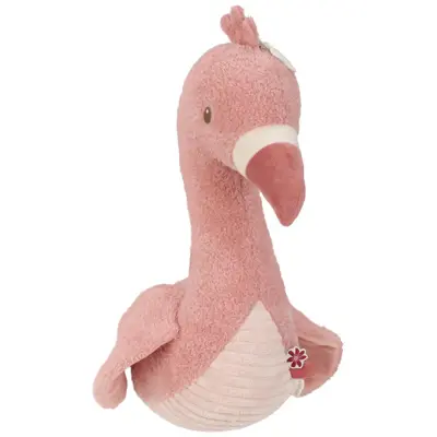Dierenkop Little Dutch Flamingo  Safari Friends Roze