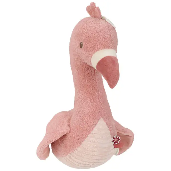Dierenkop Little Dutch Flamingo  Safari Friends Roze