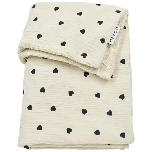 Deken Wieg Meyco Sweet Heart Soft Sand 75x100