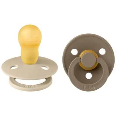 Fopspeen BIBS Ivory/Dark Oak 6-18mnd 2st