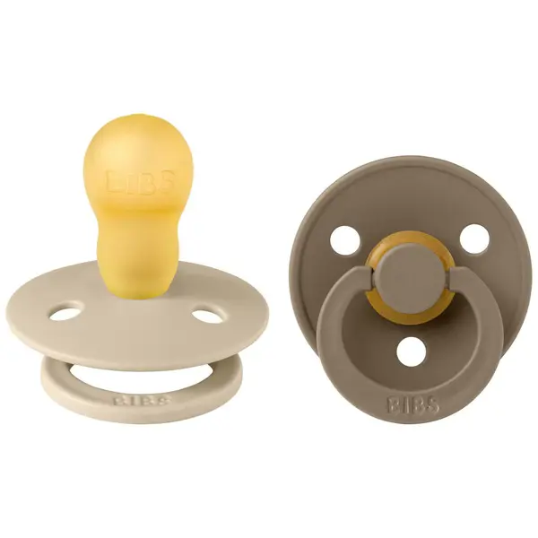 Fopspeen BIBS Ivory/Dark Oak 6-18mnd 2st