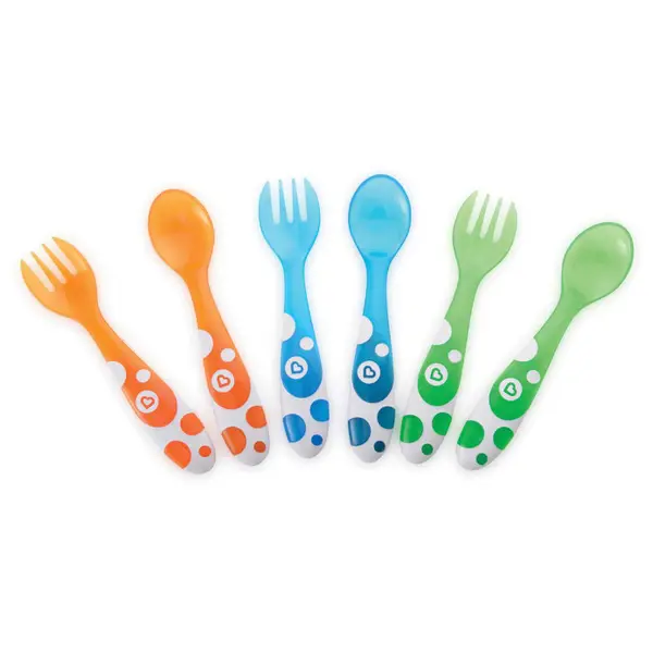Bestekset Munchkin Multi Coloured 6st.