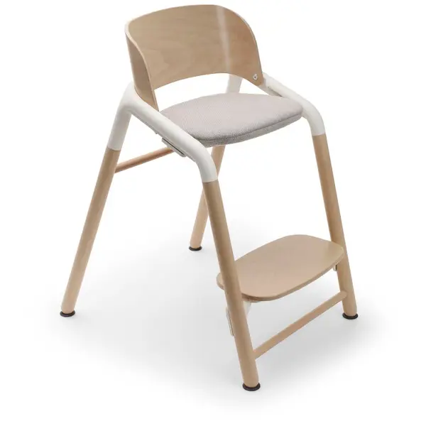 Kinderstoel Bugaboo Giraffe Natural Wood/White