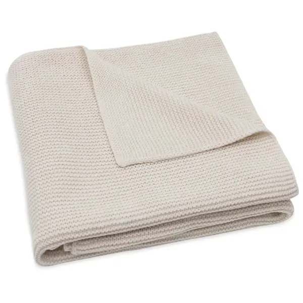 Deken Ledikant Jollein 100x150 Basic Knit Oatmeal