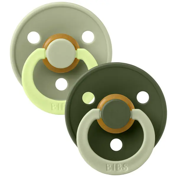 Fopspeen Bibs Studio Fusion Sage/Hunter Green 0-6mnd 2st