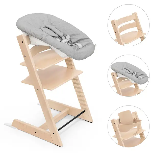 Set | Kinderstoel Stokke® Tripp Trapp® Natural + Newbornset + Babyset