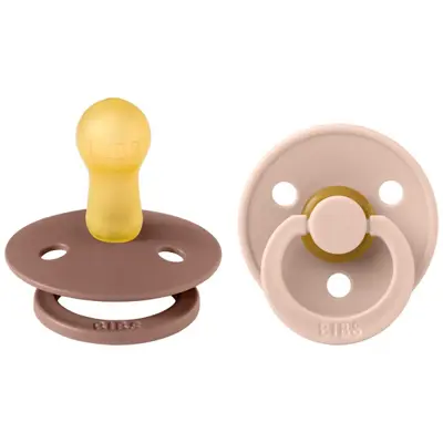 Fopspeen Bibs Woodhuck/Blush 6-18mnd 2st