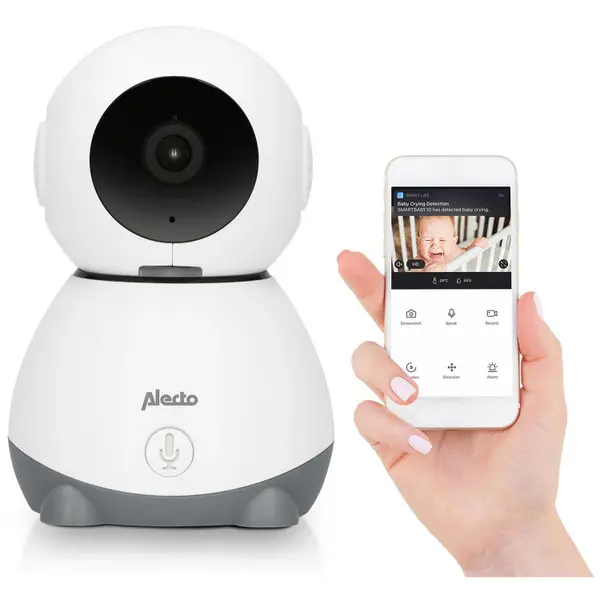 Alecto Wifi SMARTBABY10 White/Grey