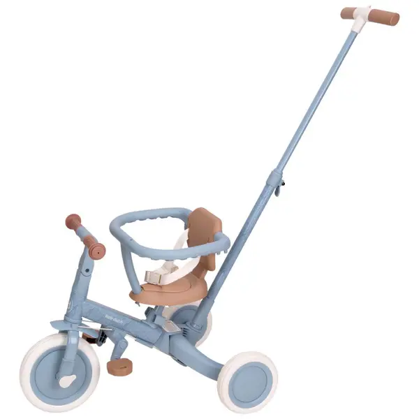 Driewieler/Fietsje Little Dutch 4-in-1 Blue/Safari Dreams Blue