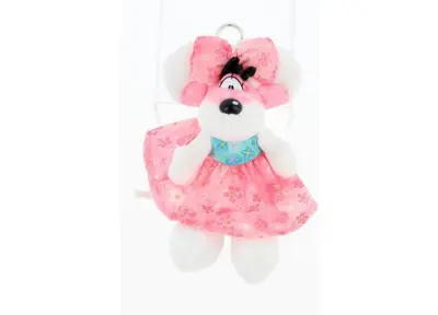 Diddl knuffel sleutelhanger 15cm Diddlina