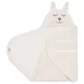 Wikkeldeken Jollein Bunny Cloudy Rib Milky Oatmeal