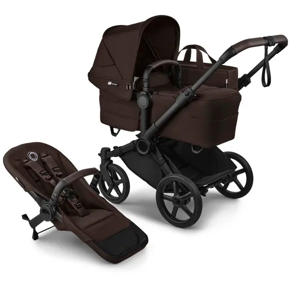 Bugaboo Donkey6 Single Complete Black/Cacoa Brown