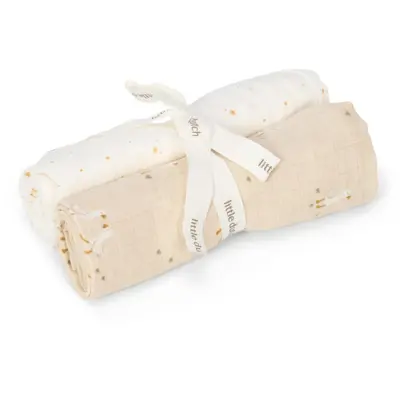 Swaddle Doek Little Dutch Little Goose 70x70 2st