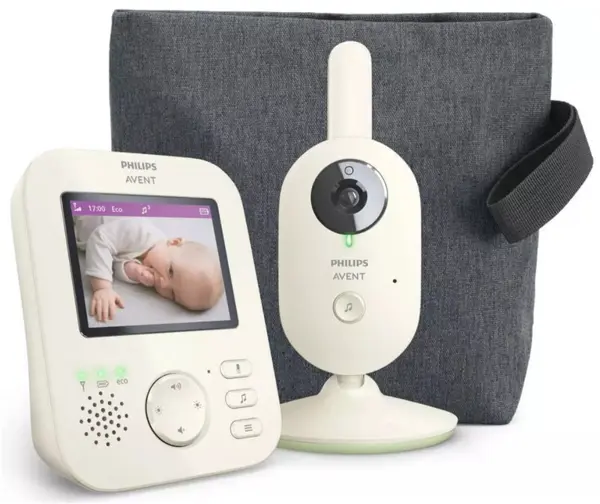 Philips Avent Video Babyfoon - Babyfoon met Camera - Wit - Talk back functie - ECO-modus SCD882/26