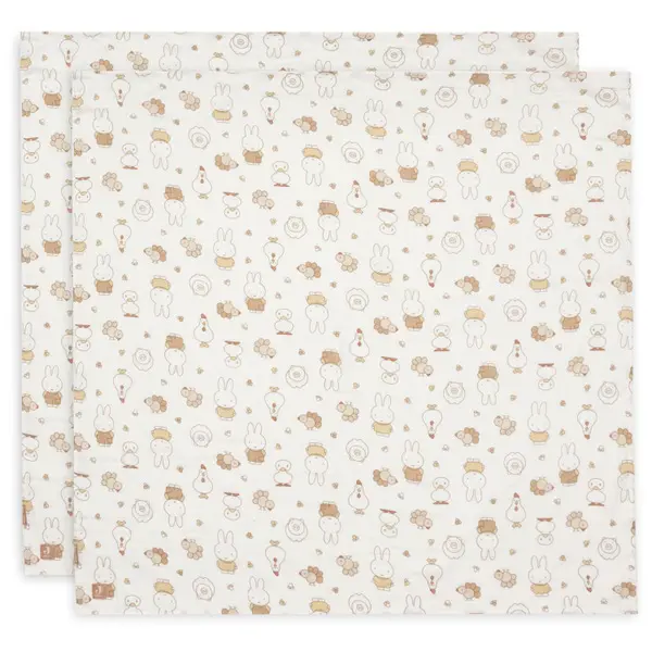 Multidoek Jollein Hydrofiel Nijntje Family Farm 115x115